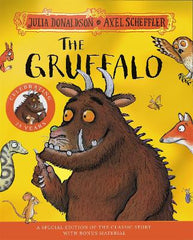 Paddington NSW, The Gruffalo 25th Anniversary Edition: with a shiny gold foil cover and fun Gruffalo activities to make and do!, Childrens,CHILDRENS,Julia Donaldson,Paperback / softback,,,CH,animals, anniversary edition, children's classic, classic picture book, activty, song, extra content, modern classic, mouse, preschool, rhyming stories, special edition, stories to read aloud, verse, kids activity book