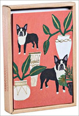 Dogs 'n' Plants Luxe Foil Notecard Box